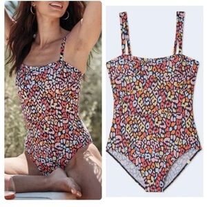 Summersalt The Wide Strap Oasis Multicolor Leopard